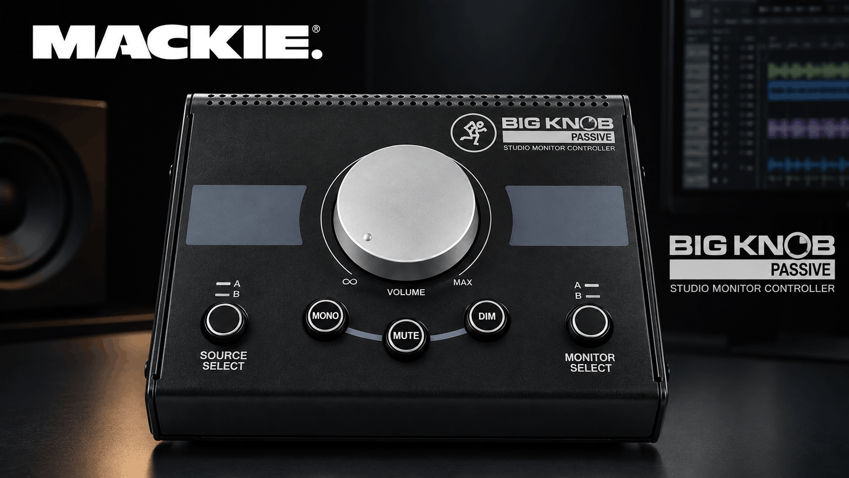 Mackie Big Knob Passive 2×2 Studio Monitor Controller